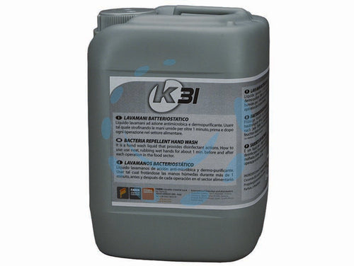 K31 SAPONE LAVAMANI IGIENIZZANTE IN TANICA LT.5 ph fisiologico 5.5