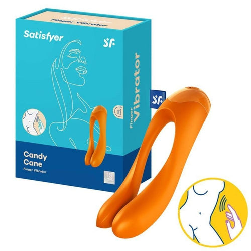 Vibratore CANDY CANE ORANGE stimolatore punto G Satisfyer