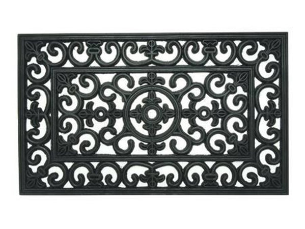 ZERBINO IRON GOMMA RETTANGOLARE 5 - cm.45X75 FER 170475