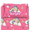 Completo Lenzuola Singolo in Cotone Unicorno
