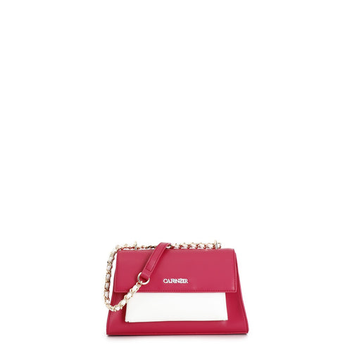BORSA A TRAPEZIO CON TASCA E PATTINA