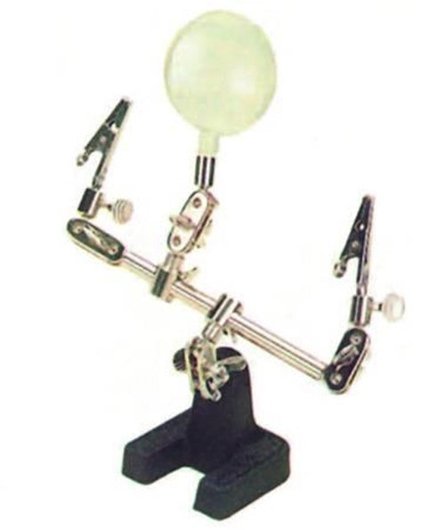 SUPPORTO ROBOT PER MINIMONTAGGI con pinzette e lente FER 67768