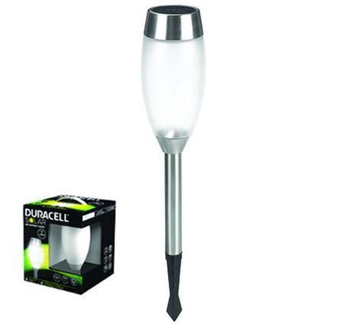 LAMPADA SOLARE LED GLASS IN SET DA 4 PEZZI ø mm.90x476h. FER 314503