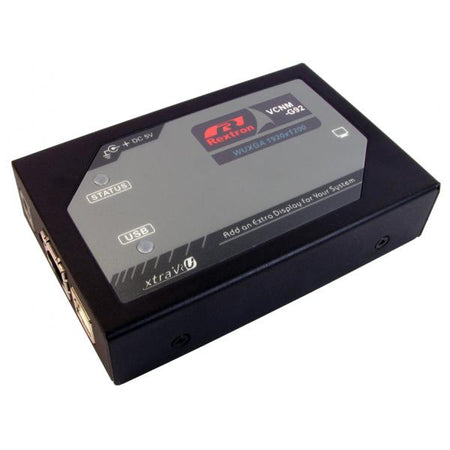 Cables Direct USB2-HDMILAN moltiplicatore AV Trasmettitore e ricevitore AV Nero (HDMI over LAN Extender)