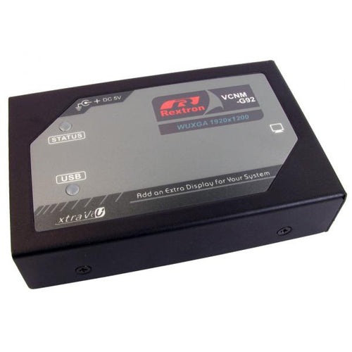 Cables Direct USB2-HDMILAN moltiplicatore AV Trasmettitore e ricevitore AV Nero (HDMI over LAN Extender)