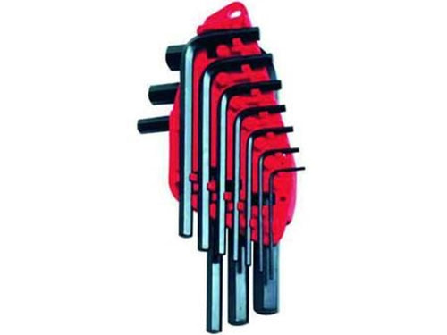 CHIAVI MASCHIO ESAGONALI PIEGATE CON SUPPORTO PLASTICA FER 229203