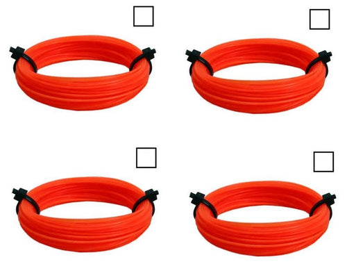 FILO DI NYLON QUADRO PER DECESPUGLIATORE mm.2,4 i mt.15