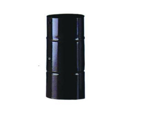 TUBO PORCELLANATO CON FORO PER SERRANDA MARRONE LUCIDO ø cm.12x25 FER 97215