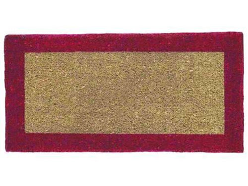 ZERBINO ECOCO ROSSO SPESSORE MM.18 - cm.60x120 fondo in gomma - FER 386654