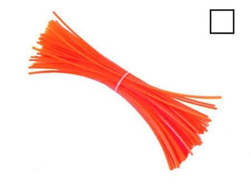 FILO DI NYLON QUADRO PER DECESPUGLIATORE - mm.3 in spezzoni da cm.36 50 pezzi -