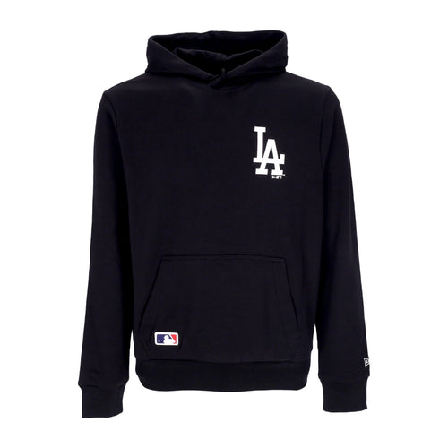 NEW ERA Felpa Cappuccio Uomo Mlb Essentials Hoodie Losdod Black/white da uomo
