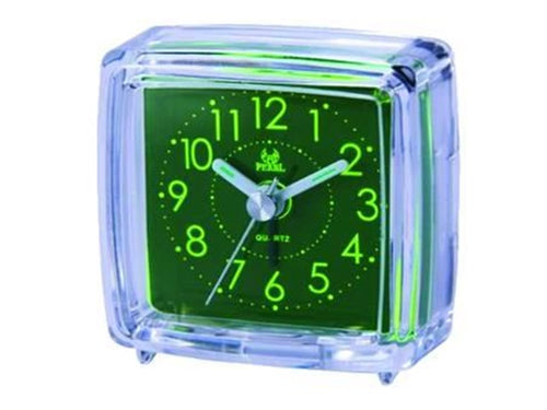 SVEGLIA CRYSTAL QUADRATA 3 funzioni: allarme, snooze, luce - PZ 5 - FER 263153
