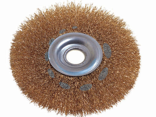 SPAZZOLE A DISCO CIRCOLARE CON FORO - ø mm.150 foro mm.16/20/32 PG FER-70812
