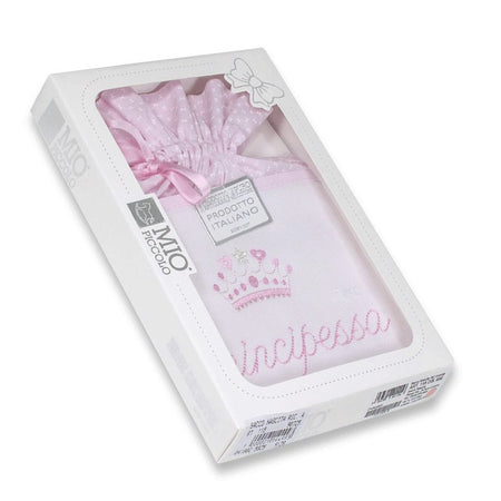Sacco Nascita Neonata in Puro Cotone Principessa