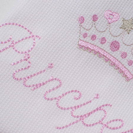 Sacco Nascita Neonata in Puro Cotone Principessa