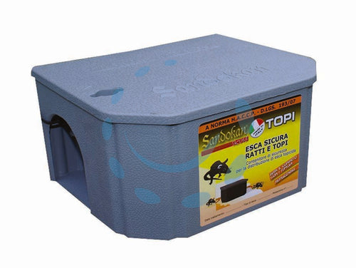SANDOKAN CONTENITORE PER ESCHE TOPICIDE - cm.20x15x8h. - -- pz 1 -- FER-246996