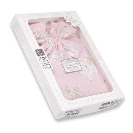 Sacco Nascita Neonato in Puro Cotone Orsetti