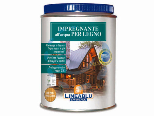 SAYERLACK IMPREGNANTE ALL'ACQUA PER LEGNO- HI 2013 noce scuro ml.750 - FER-60196