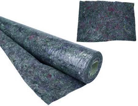 FELTRO PER PITTORI CON ANTISCIVOLO DI PROTEZIONE rotolo da mt.25x1h.gr.220mq.
