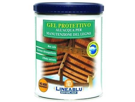GEL PROTETTIVO ALL'ACQUA MANUTENZIONE DEL LEGNO - HG 6030 trasparente ml.750 -