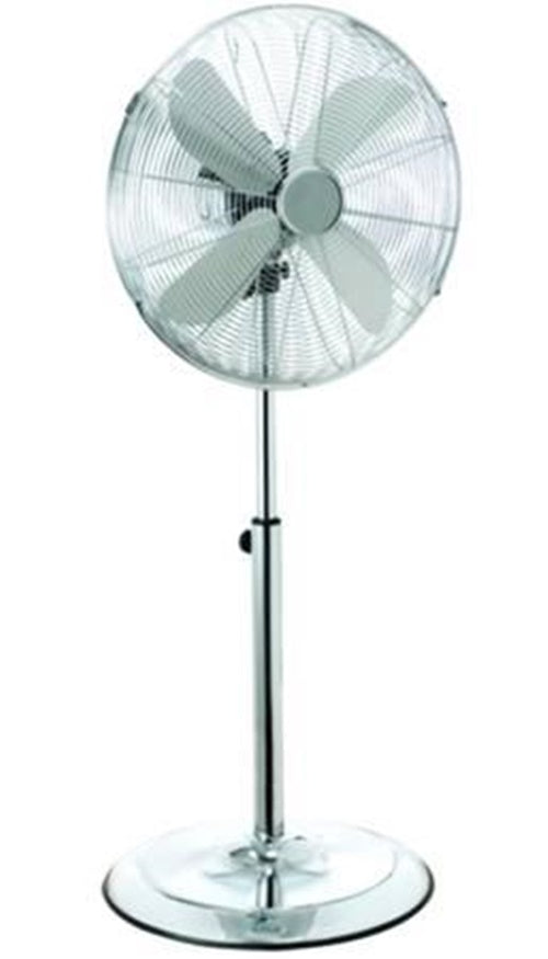 VENTILATORE A PIANTANA IN ACCIAIO CROMATO CM.40 ALTO 140 CM FER 317160