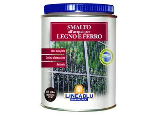 SMALTO ALL'ACQUA PER LEGNO E FERRO HL 2059 bianco candido ml.750 FER 132428