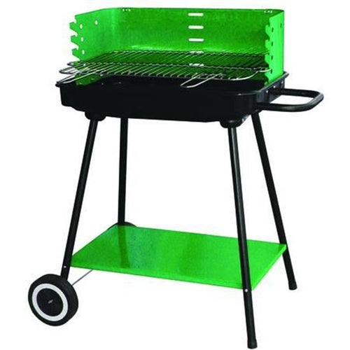 BARBECUE RETTANGOLARE CON RUOTE MONTANA misure cm.57,5x37,5x68h FER 277198