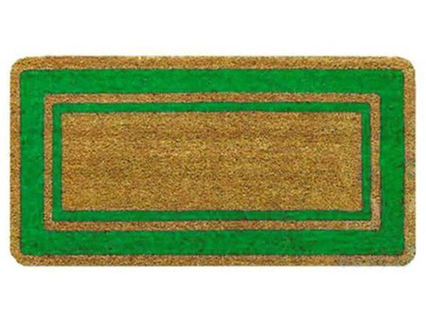 ZERBINO COCCO SUPER VERDE SPESSORE MM.17 cm.70X140 - fondo in PVC -FER-331883
