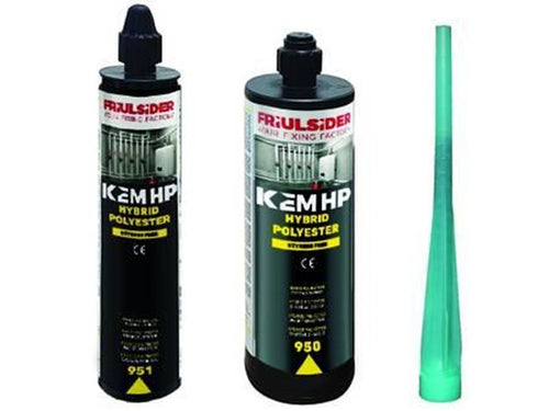 ANCORANTE CHIMICO RESINA POLIESTERE KEM HP HYBRID 6 PZ X- ml.300 FERR 67263
