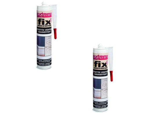 ADESIVO FIX EFFETTO VENTOSA - ml.280 ** 2 PEZZI ** FERR 256841