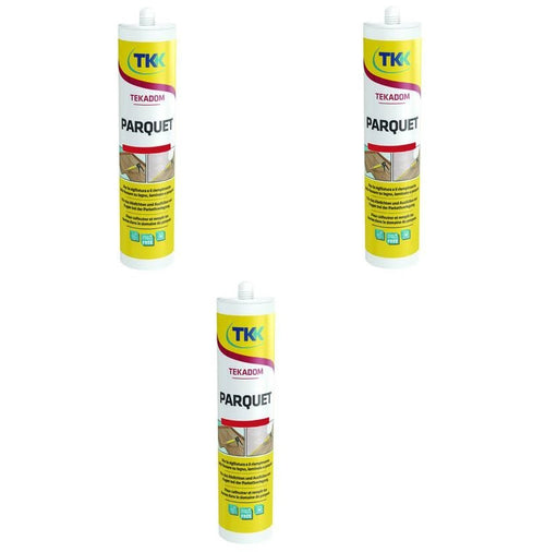 SILICONE PER PARQUET TEKADOM PARQUET - ml.300 noce scuro - ** 3 PZ * FER 290685