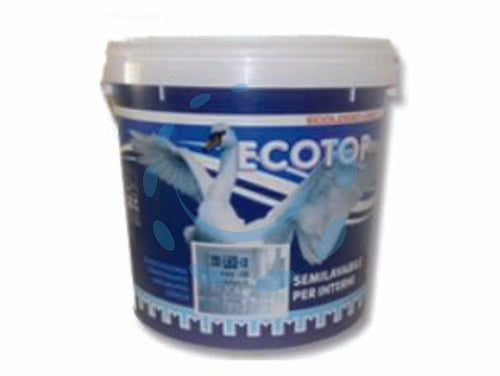 IDROPITTURA SEMILAVABILE ECOTOP PER INTERNI - lt.5 bianca - FER-382731