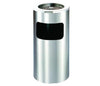 EuroStore07® PORTARIFIUTI CON PORTACENERE INOX cm 25,5x61h. - LT 16 FER-284288