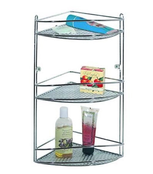 MENSOLA ANGOLO STAR TRIPLA - cm.21x21x46h. - FER-323901