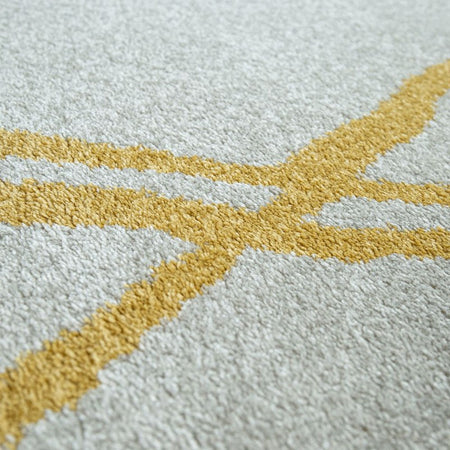 Tappeto di Design Rombi Gialli Varie Misure