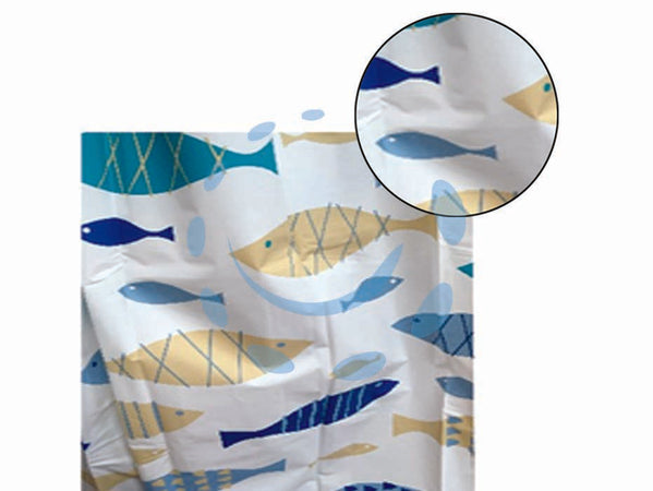 TENDA DOCCIA PEVA PESCI - cm 120x200 FER-319614