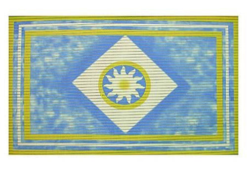 TAPPETINO ANTISCIVOLO RETTANGOLARE FANTASIA CELEST- CM 80x50 - FER-64774