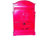 CASSETTA POSTALE IN ALLUMINIO PER ESTERNI RESIDENCE ROSSA - cm.25x9x41h.
