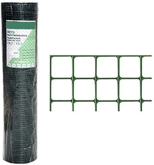 RETE ELETTROSALDATA PLASTIFICATA VERDE MT.25 X cm.80h FER-170581