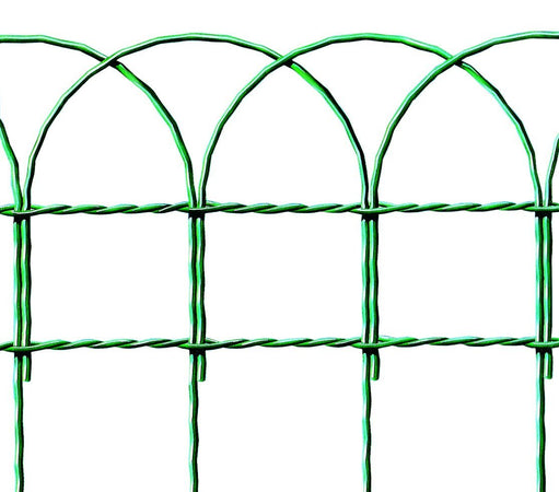 RETE PLASTIFICATA VERDE AD ARCHETTO ROTOLO MT.25 - cm.40h. FER-29810