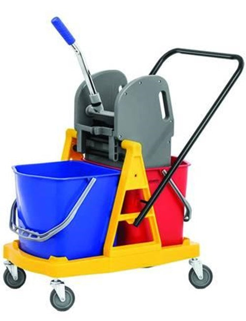 CARRELLO MOCIO STRIZZATORE CLEAN HARD LT 34 cm.71x43x95h. - FER-226103