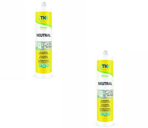 SILICONE NEUTRO TEKASIL NEUTRAL 2 PEZZI ml.310 bianco perla RAL1013