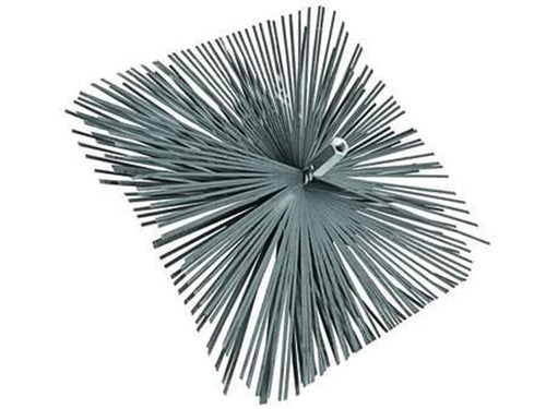 SCOVOLO QUADRO IN ACCIAIO PIATTO  - cm.40x40 -  FER-243209