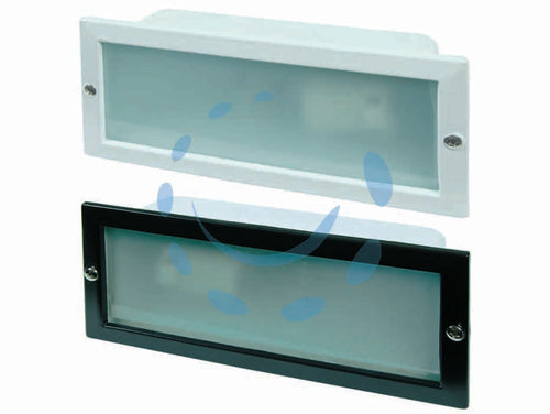 FARETTI A INCASSO RETTANGOLARI IN ALLUMINIO PER ESTERNO mm.234x100x80h.