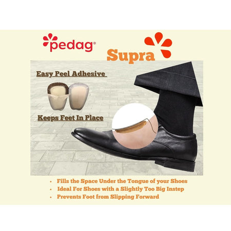 Pedag Rialzo Tallone Supra Camoscio-Memory