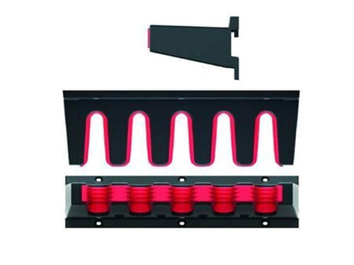 PORTAUTENSILI A MURO MULTIHOLDER KMH30 mm.310x98x70h. MAX 7 KG FERR 408455