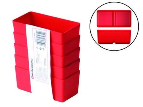 VASCHETTA PORTAMINUTERIA UNITE SET PEZZI 5 KBS115 PER VALIGIA mm.110x55x55h.