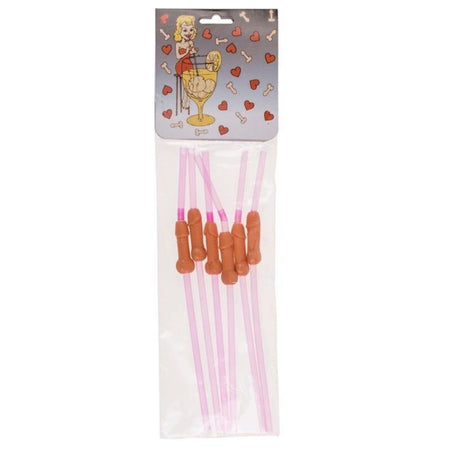Cannucce sexy party idea regalo addio al nubilato 6pz