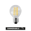 Alca Power G45 5W 220V 550LM 4000K E27 lampada mini sfera a filamento dimmerabile a led