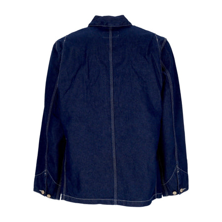 CARHARTT WIP Giubbotto Jeans Uomo Og Chore Coat Blue One Wash da uomo